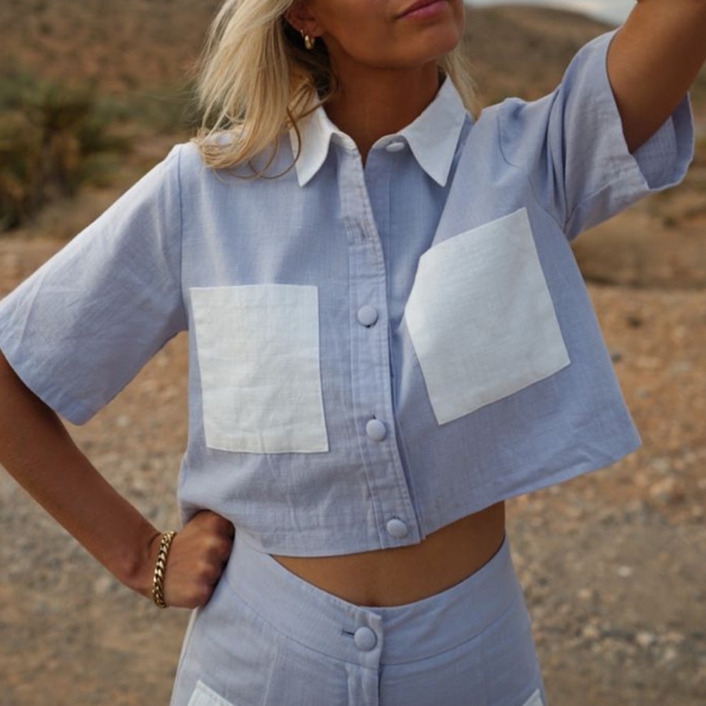 Petra Recycled Linen Top